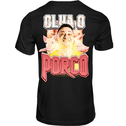 Camiseta Feminina Olha o Porco