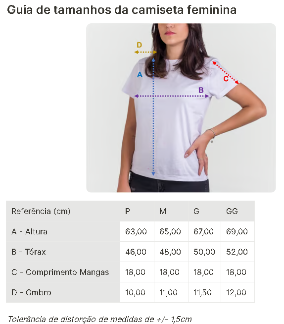 Camiseta Feminina Cala Boca Diabo